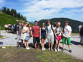 Group of international students at Maple Ridge 