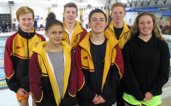 Swim Team von Kapiti College in Neuseeland 