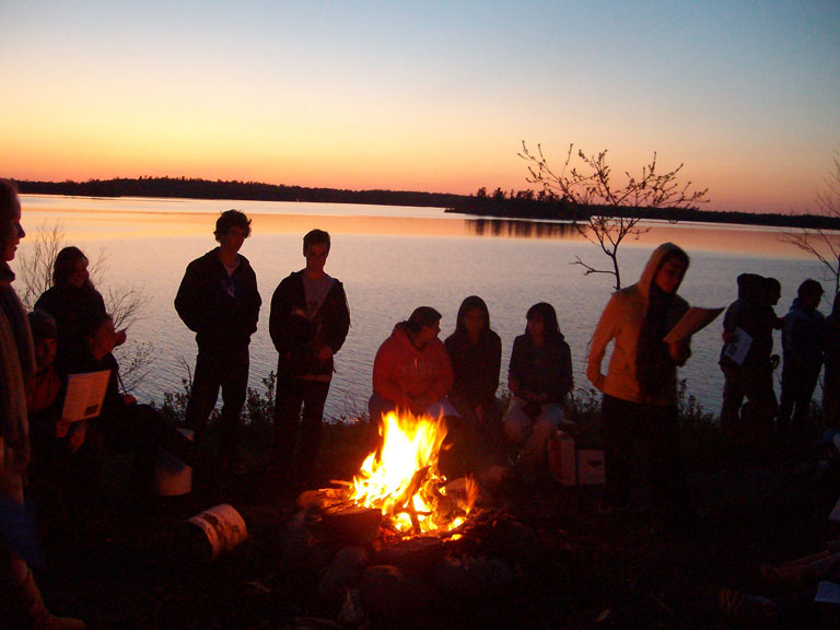 Campfire im B´nai Brith Camp