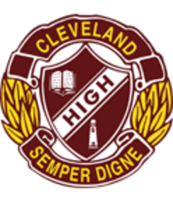 cleveland district high school logo 