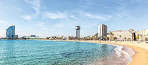 Barcelona Strand in Barcelona