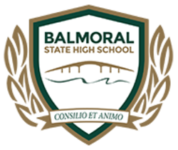 balmoral state high school logo