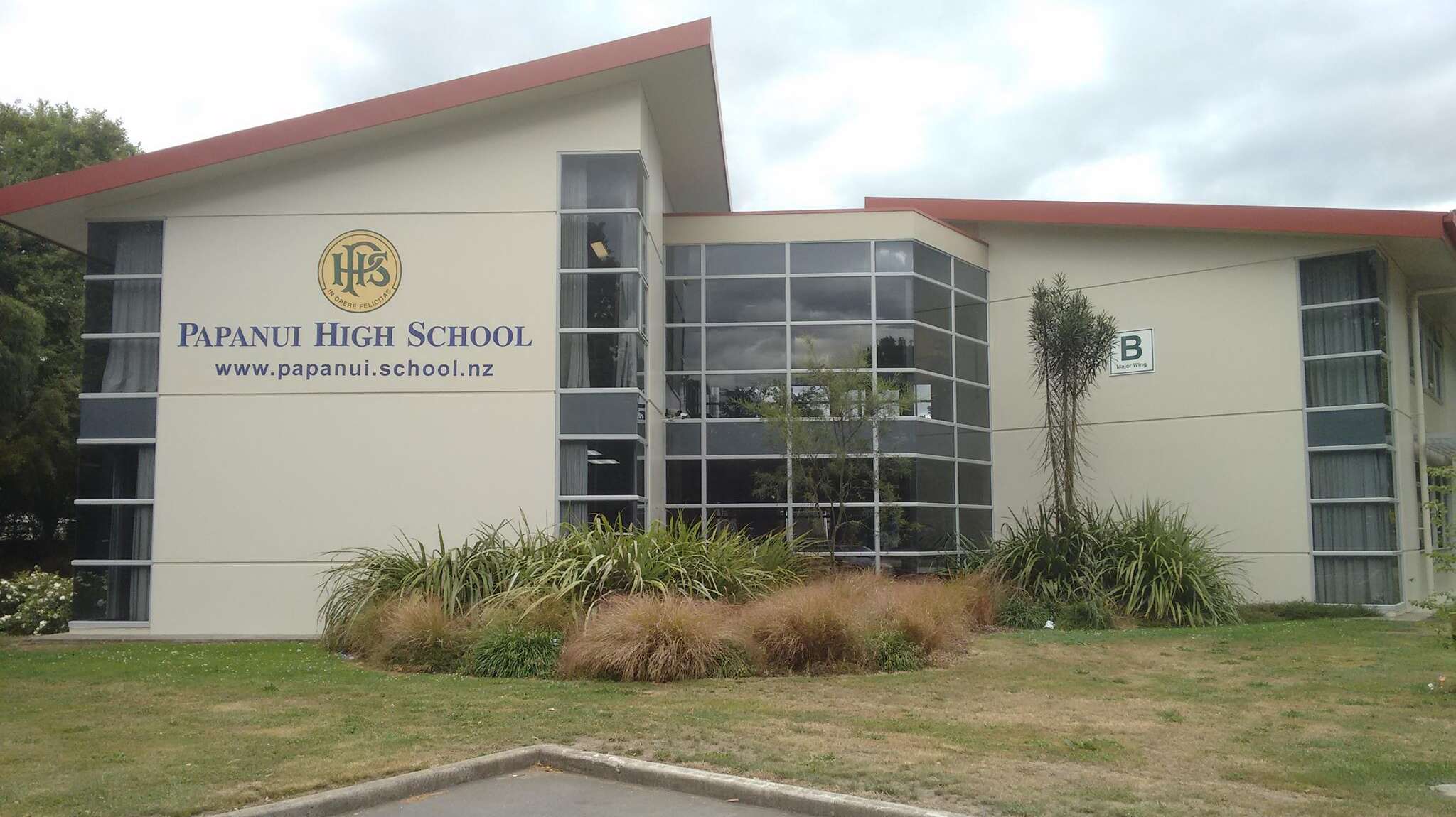 Papanui High School Schulgebäude