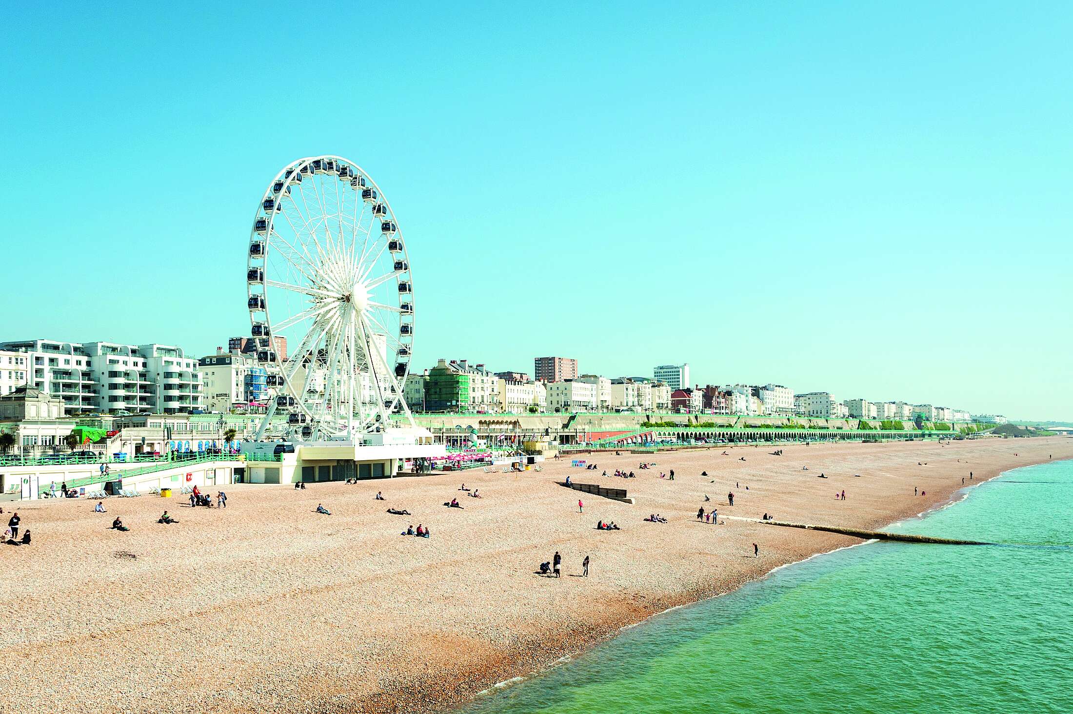 Genieße den Strand in Brighton mit iSt Schüler Sprachreisen 