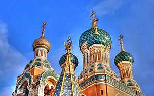 Russische Basilika Nizza Frankreich 
