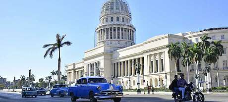 Kuba Havanna Spanisch lernen Stadt Autos