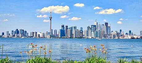 Toronto Kanada Skyline Sommer 