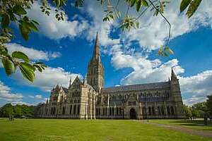 Kathedrale von Salisbury in England Salisbury England Kathedrale Ausflug Sprachreise Schüler