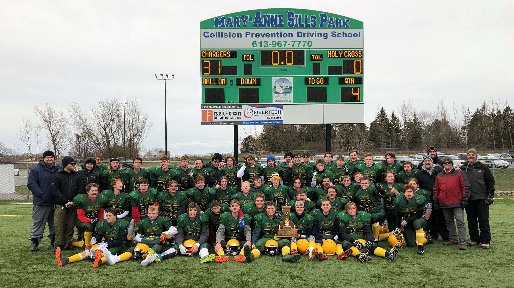 centennial secondary school football team 