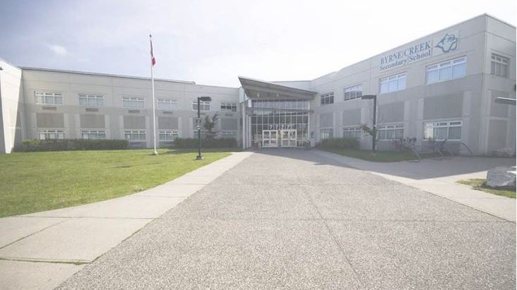 Byrne Creek Secondary School building 