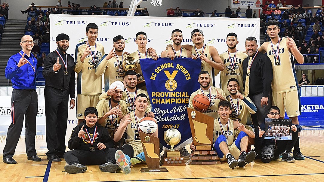 Rick Hansen Secondary School Basketball Champions