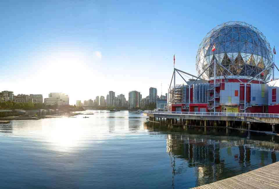 Vancouver Kanada See Küste Gebäude Sprachreisen Schüler Englisch