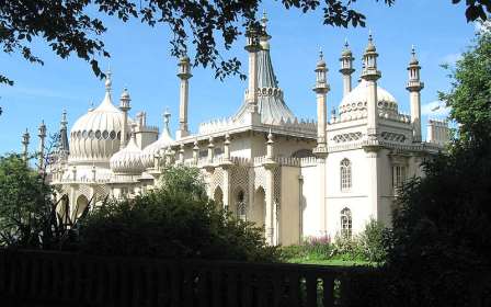 Brightons Royal Pavillion Brighton England Royal Pavillion Sehenswürdigkeit