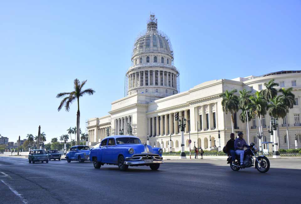 Kuba Havanna Spanisch lernen Stadt Autos